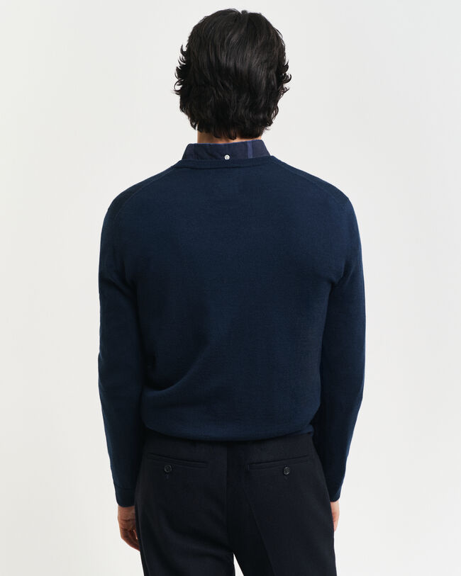 Extra Fine Merino Wool V-Neck Sweater
