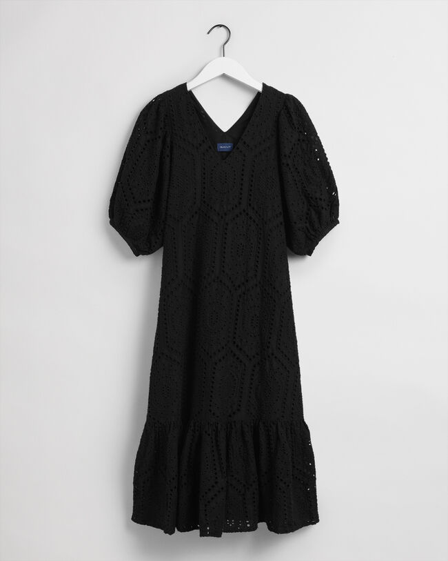Broderie Anglaise Midi Dress