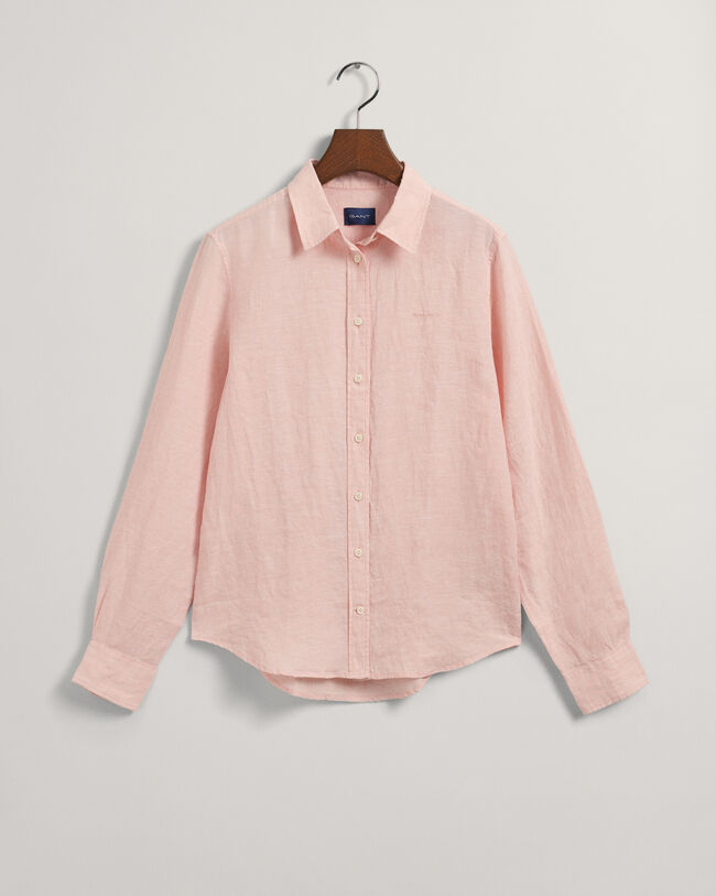 Regular Fit Linen Chambray Shirt