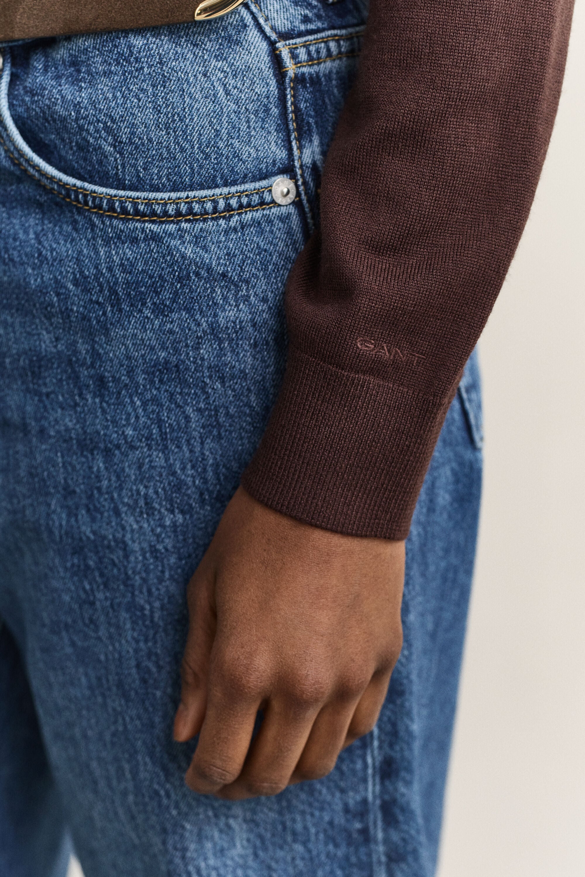 Extra Fine Merino Wool Crew Neck Sweater