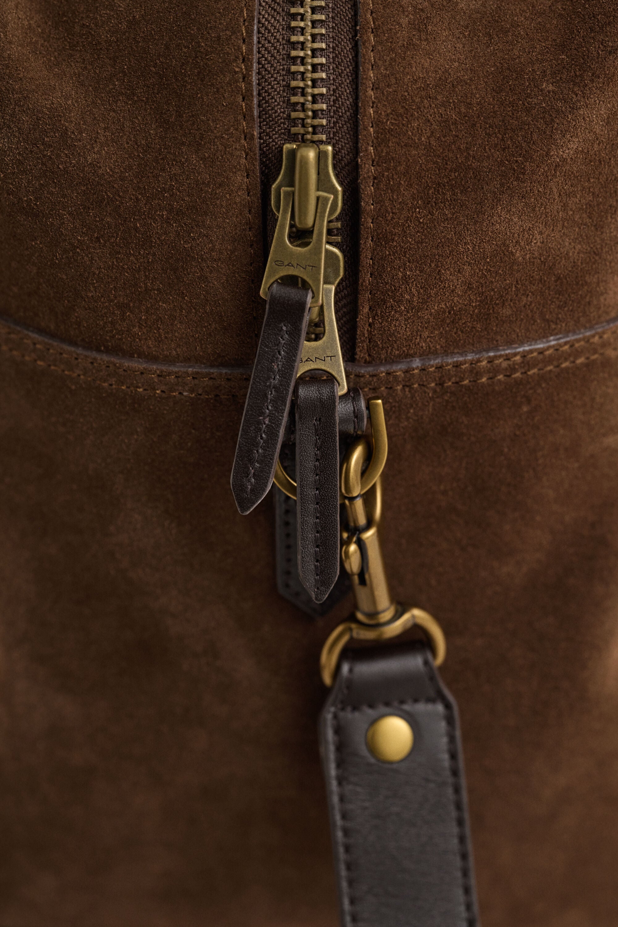 Suede Duffel Bag