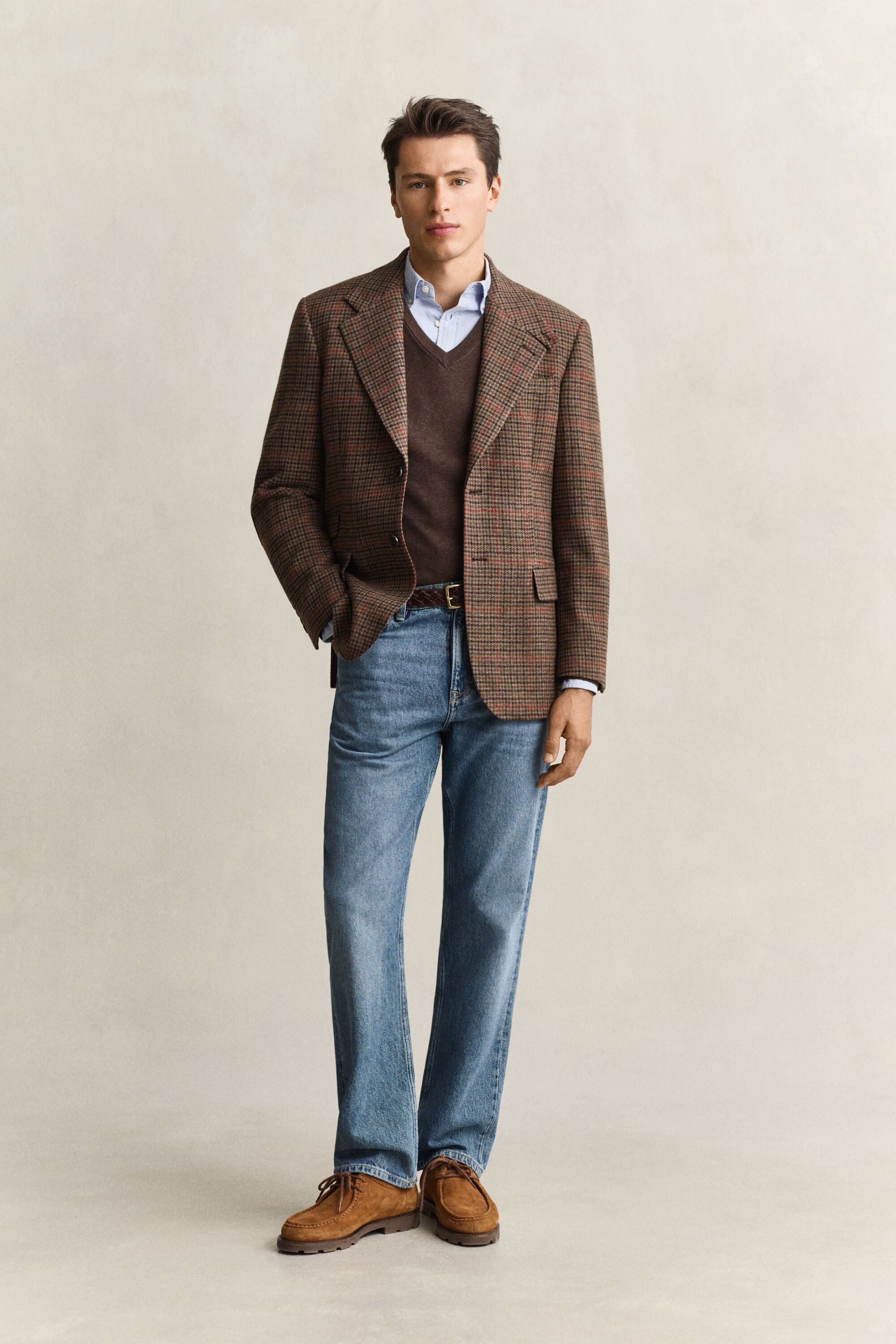 Cotton V-Neck Sweater