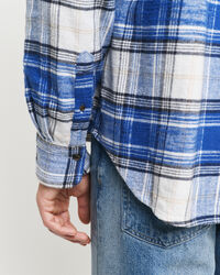 Relaxed Fit Checked Flannel Shirt