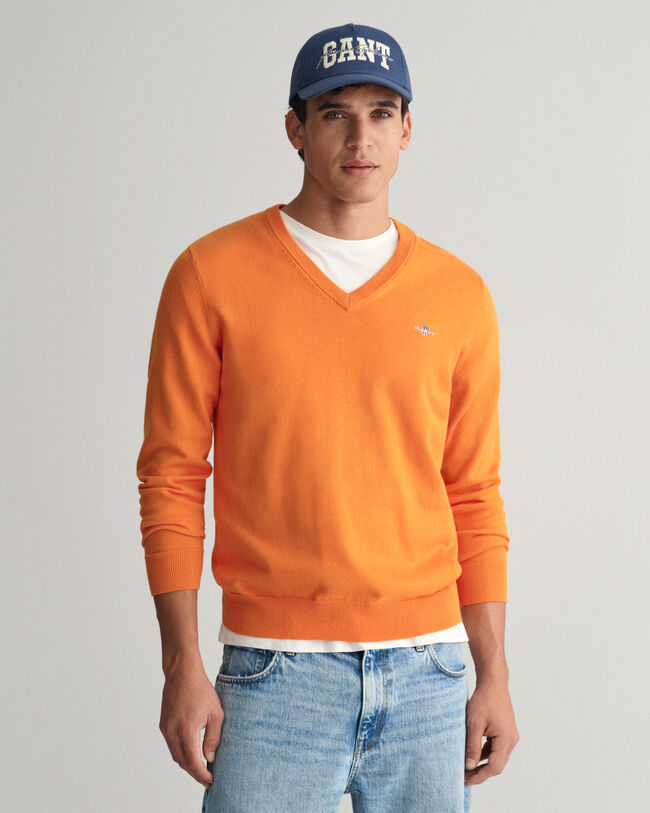 Classic Cotton VNeck Sweater GANT