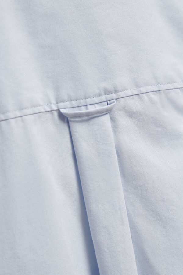 Teen Boys Shield Poplin Shirt — LIGHT BLUE