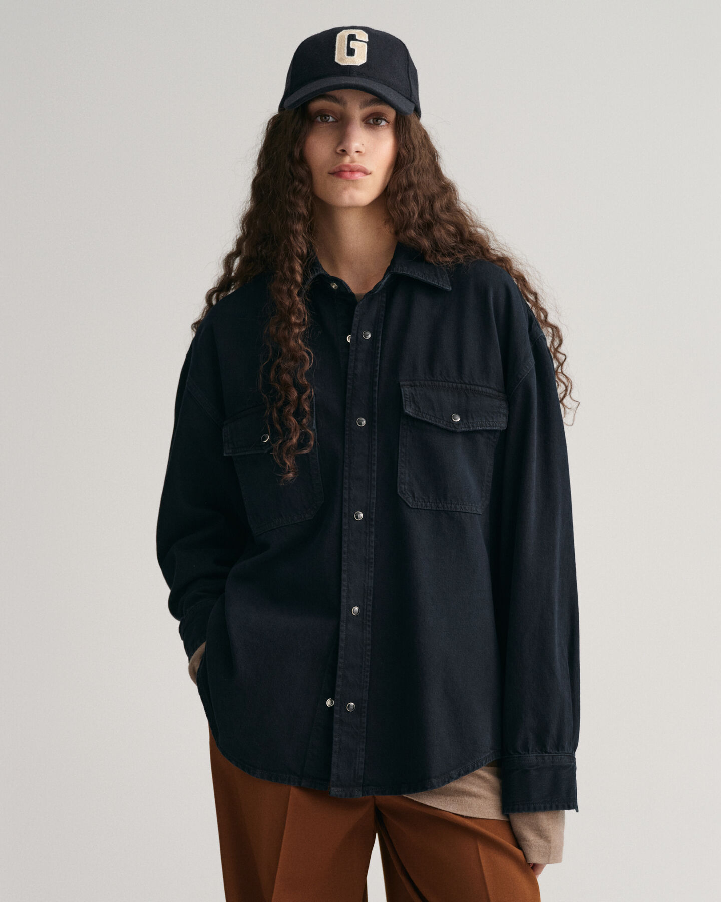 Oversized Denim Shirt