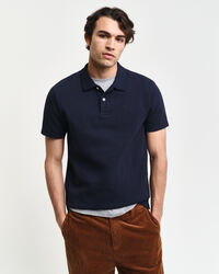 Waffle Textured Polo Shirt