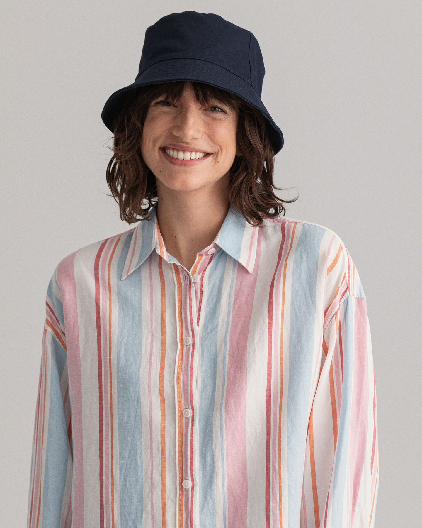 Oversized Multistripe Shirt