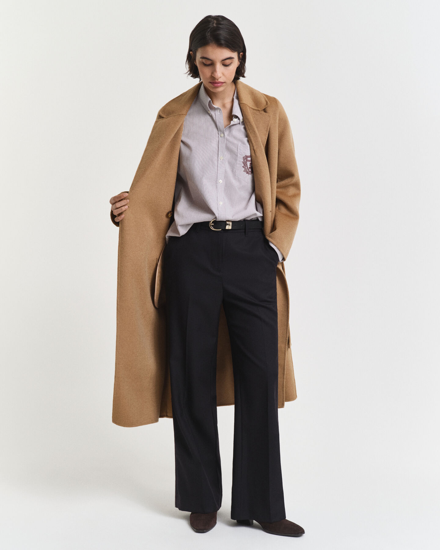 Tailored Wool Blend Pants