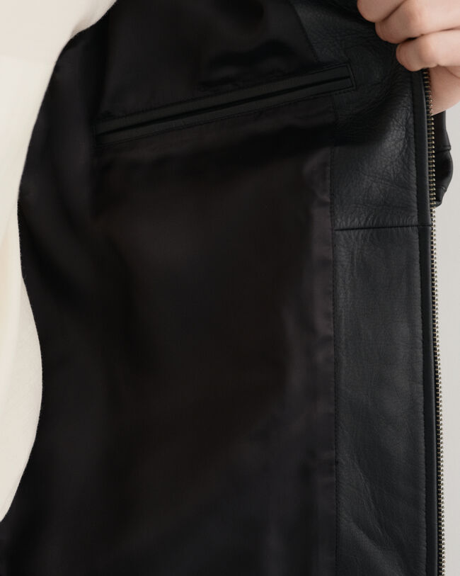 Short Leather Jacket