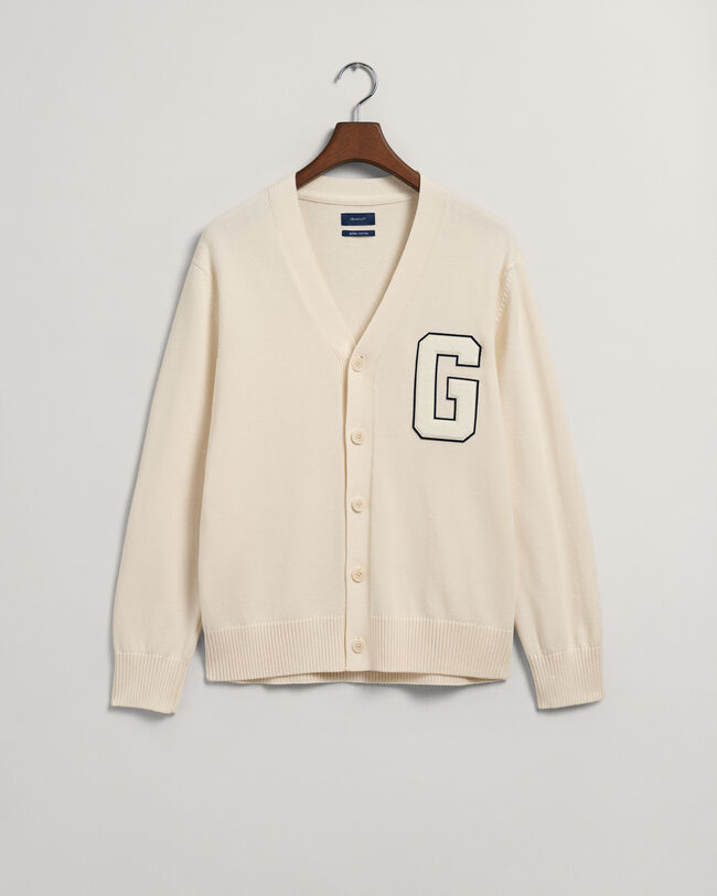 Supima Cotton Letterman Cardigan