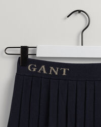 Teen Girls Pleated Knit Mini Skirt