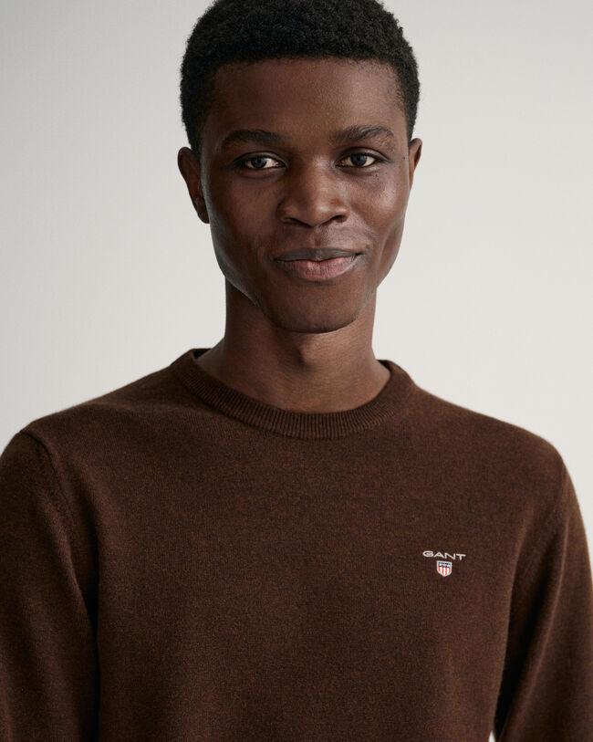 Super Fine Lambswool Crew Neck Sweater