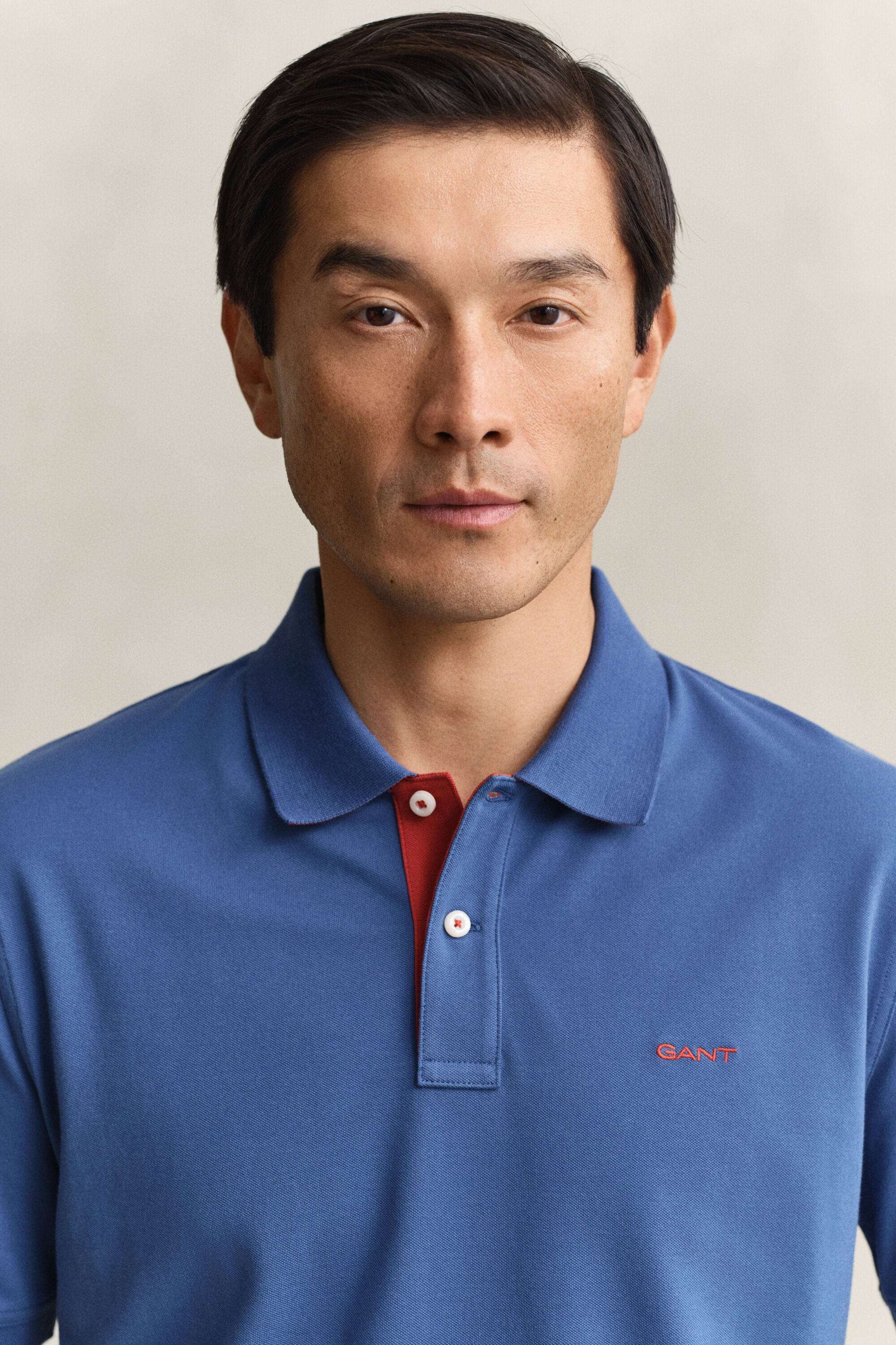 Contrast Piqué Polo Shirt