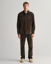 Relaxed Fit Flocked Velvet Jeans