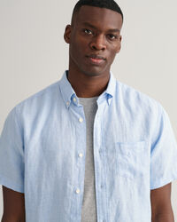 Regular Fit Linen Short Sleeve Shirt