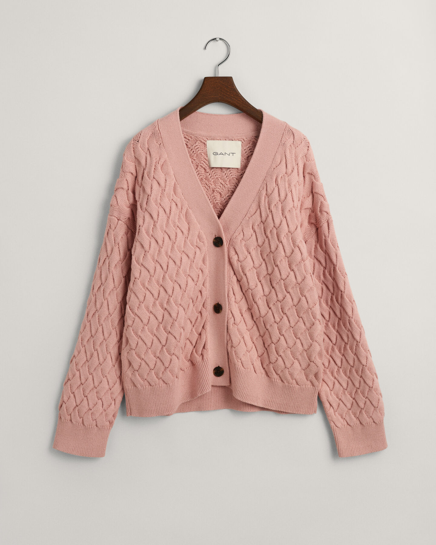 Textured Cotton Cardigan