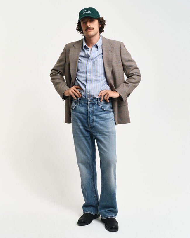 Regular Fit Glen Check Blazer