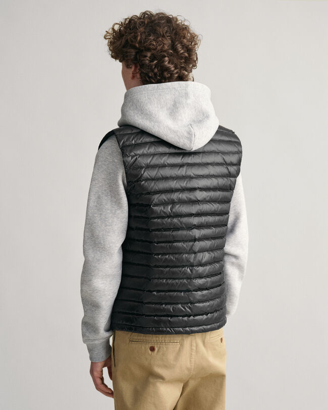 Teens Shiny Lightweight Padded Down Vest