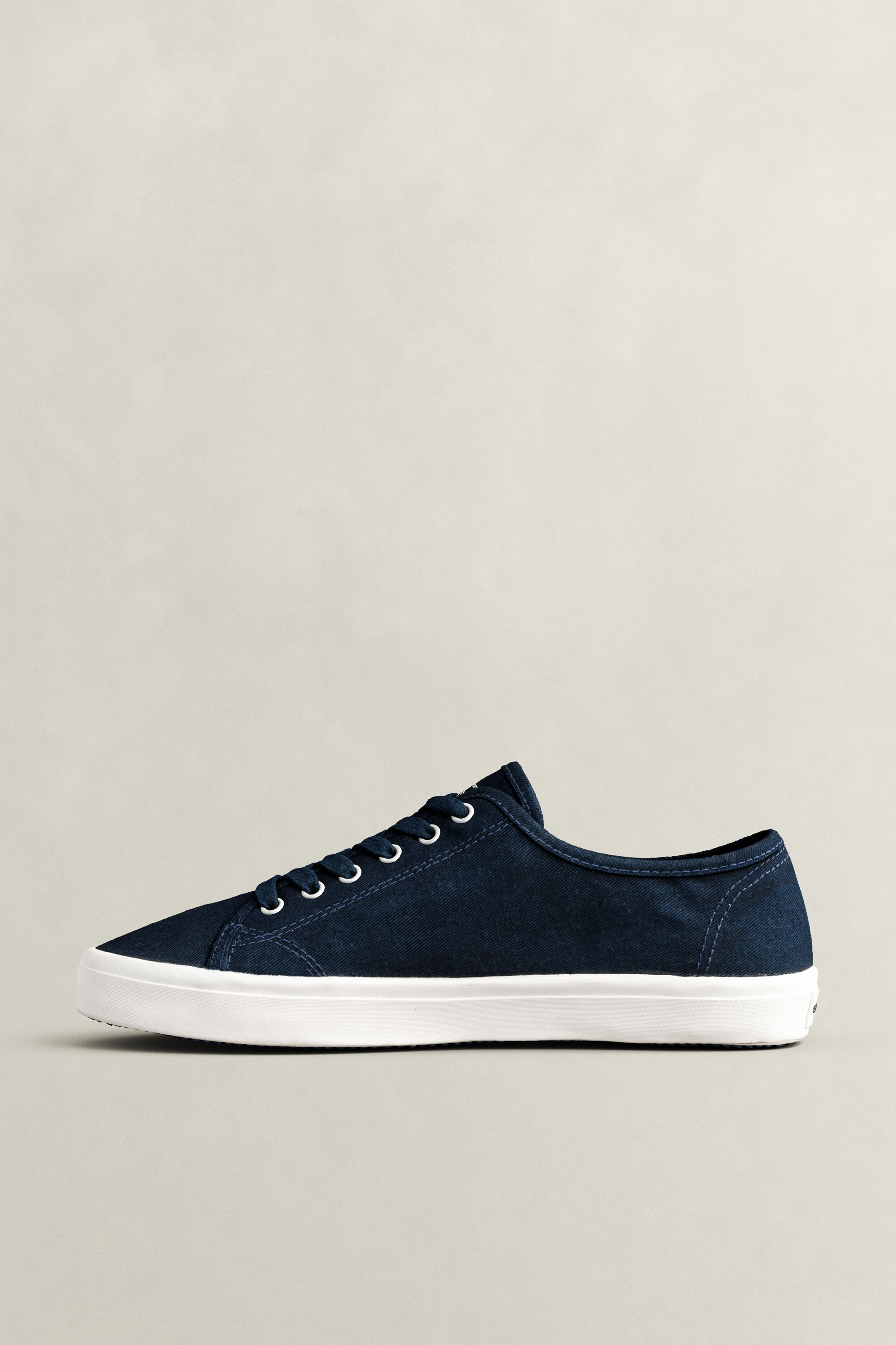 Pillox Cotton Twill Sneakers — MARINE