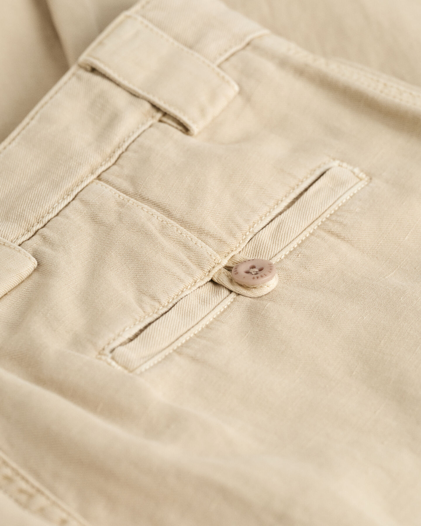 Pleated Cotton Linen Chinos