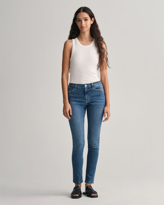 Nella Skinny Indigo Travel Jeans