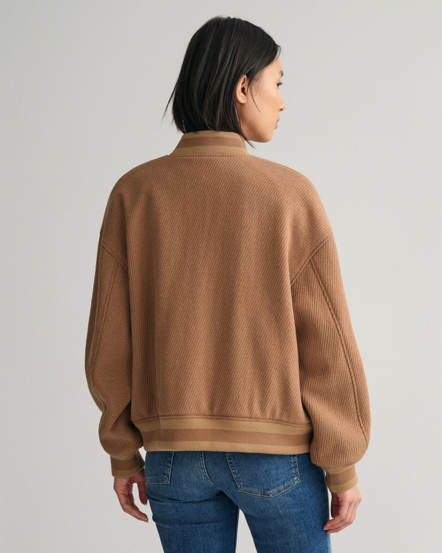 Wool Twill Varsity Jacket