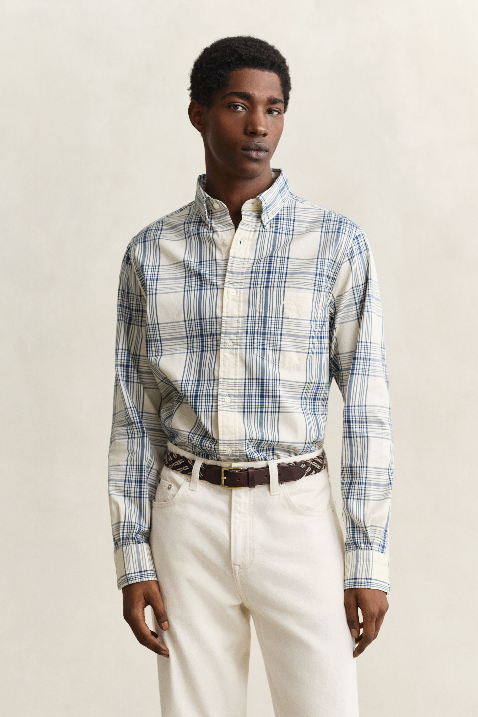 Regular Fit Checked Dreamy Oxford Shirt