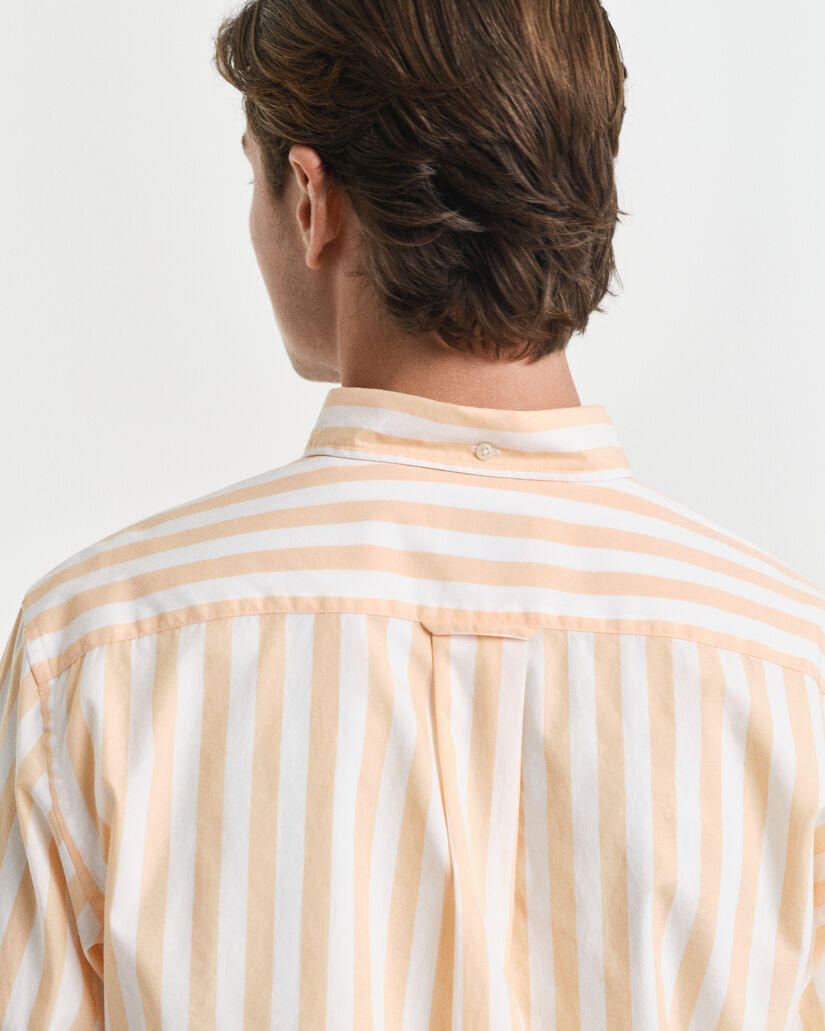 Regular Fit Striped Classic Poplin Shirt