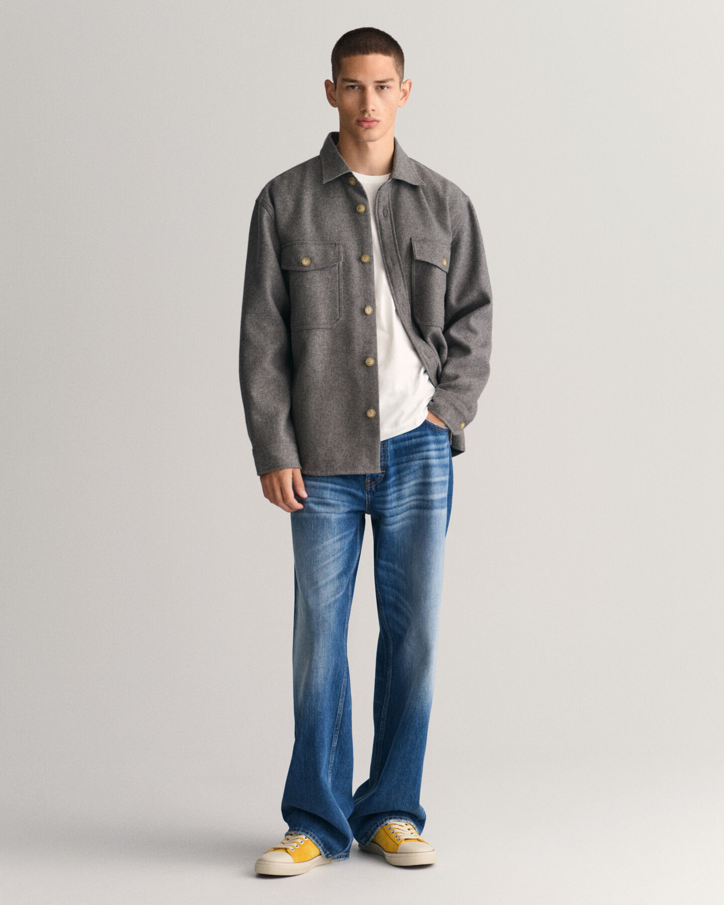 Wool Blend Overshirt
