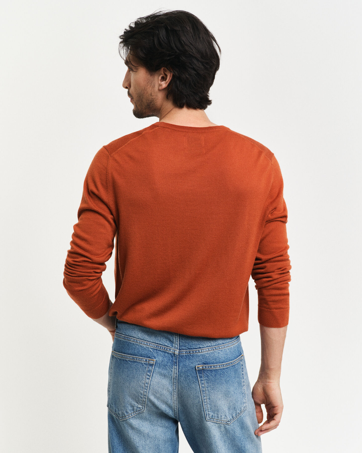 Extra Fine Merino Wool Crew Neck Sweater