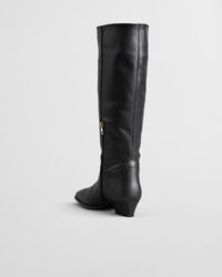Bassotte Knee-High Leather Boots