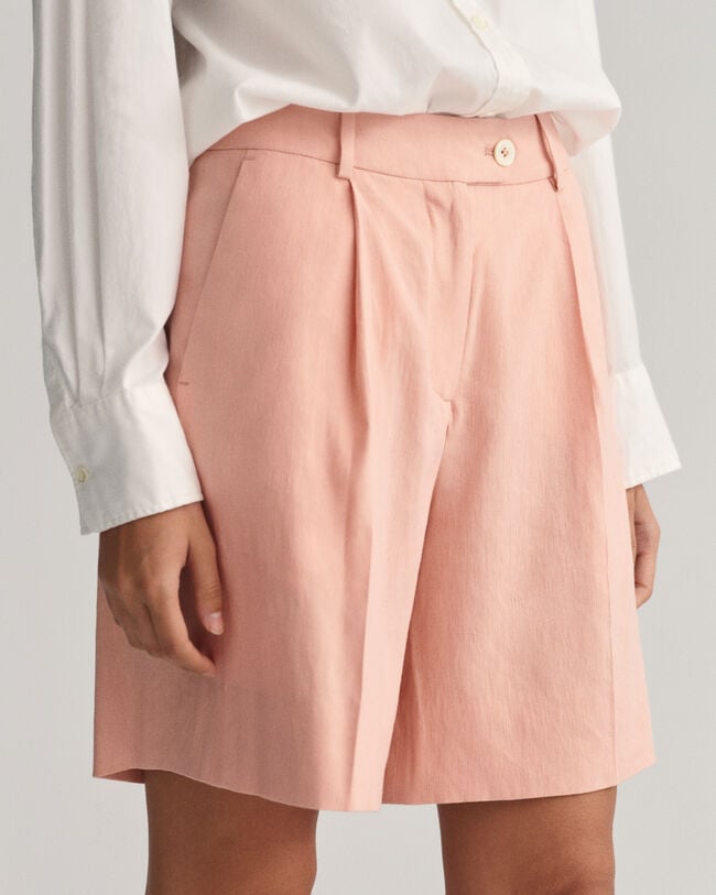 Stretch Linen Shorts
