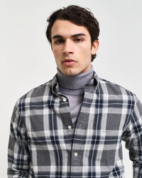 Regular Fit Tartan Melange Checked Shirt