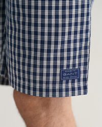 Micro Check Pajama Shorts