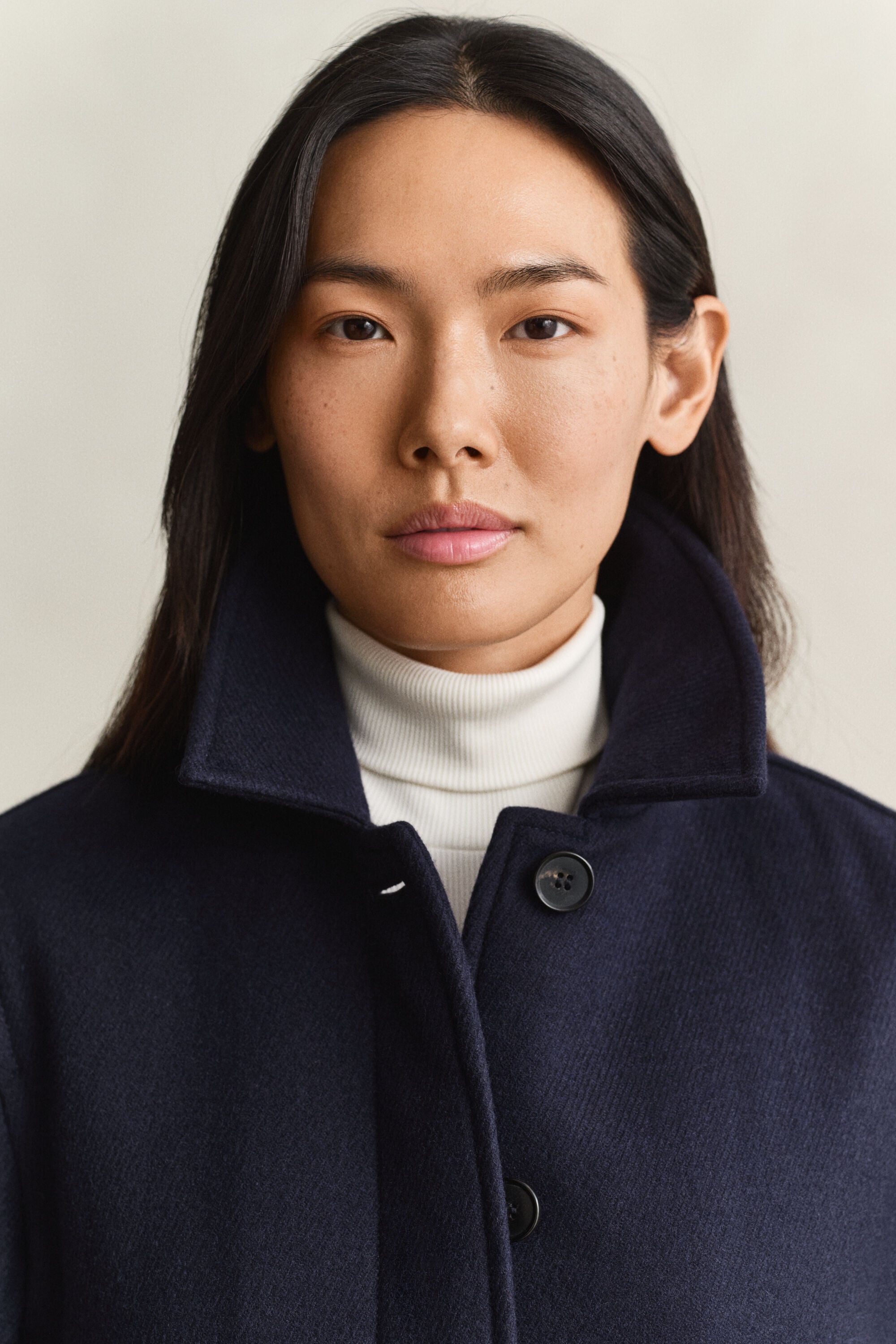 Wool Blend Car Coat