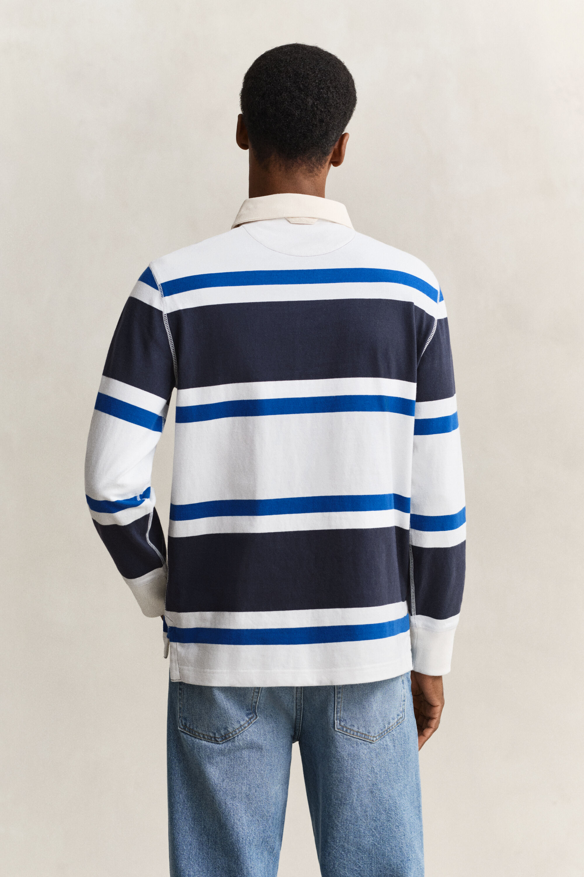 Block Striped Rugger