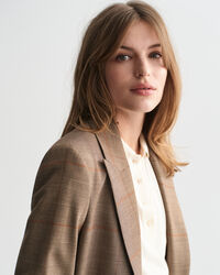 Regular Fit Checked Club Blazer