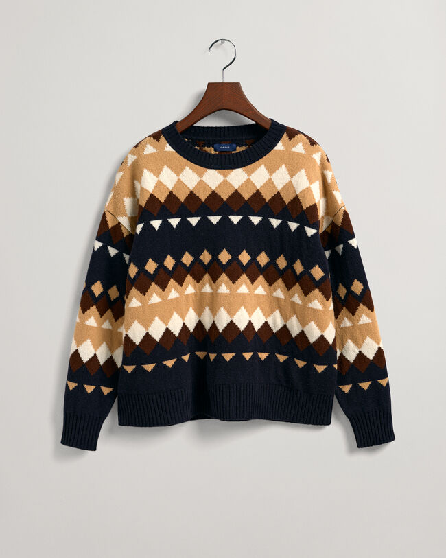 Fairisle Crew Neck Sweater
