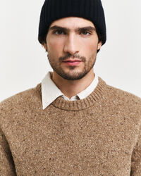Wool Nepps Crew Neck Sweater