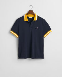 Popcorn Textured Piqué Polo Shirt