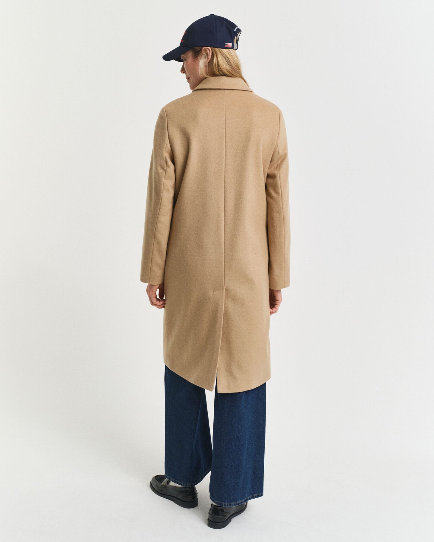 Classic Tailored Wool Blend Coat