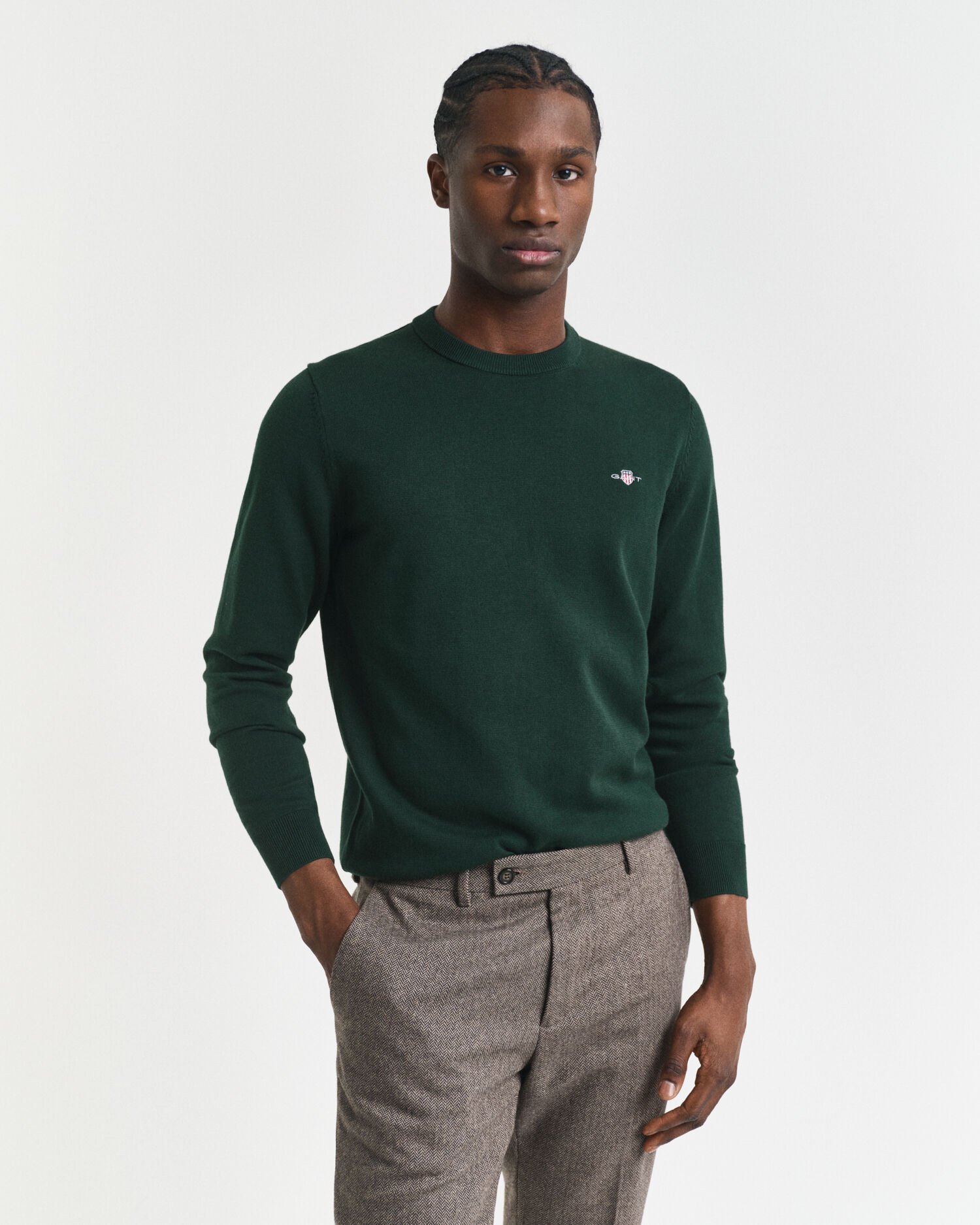 Cotton Crew Neck Sweater