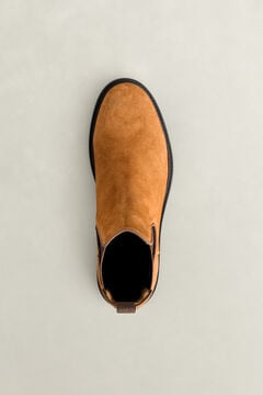St Fairkon Suede Chelsea Boots — COGNAC BROWN 2