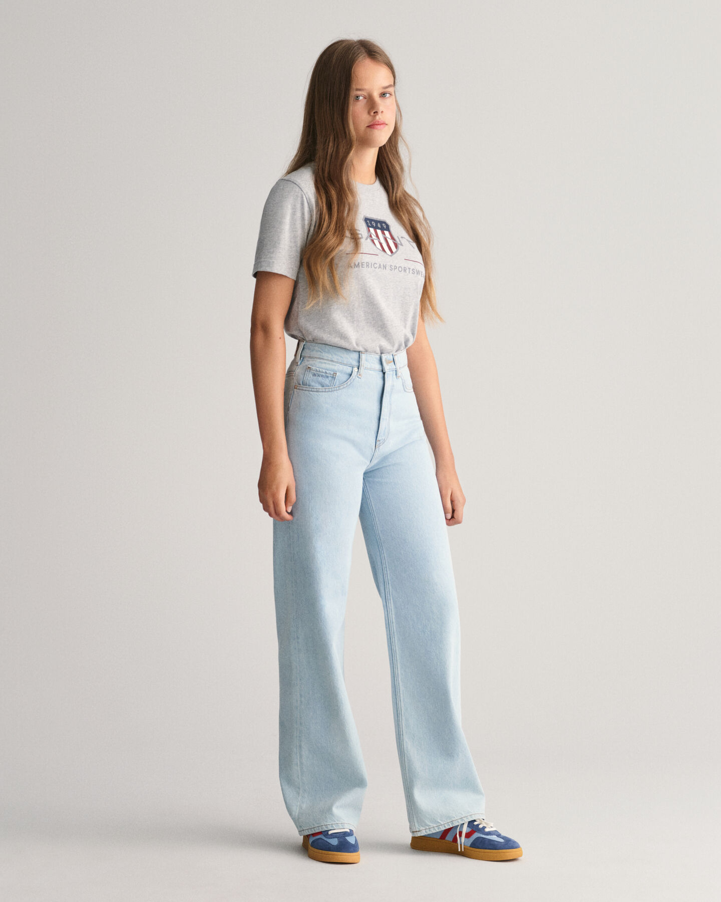 Teen Girls Wide Leg Jeans