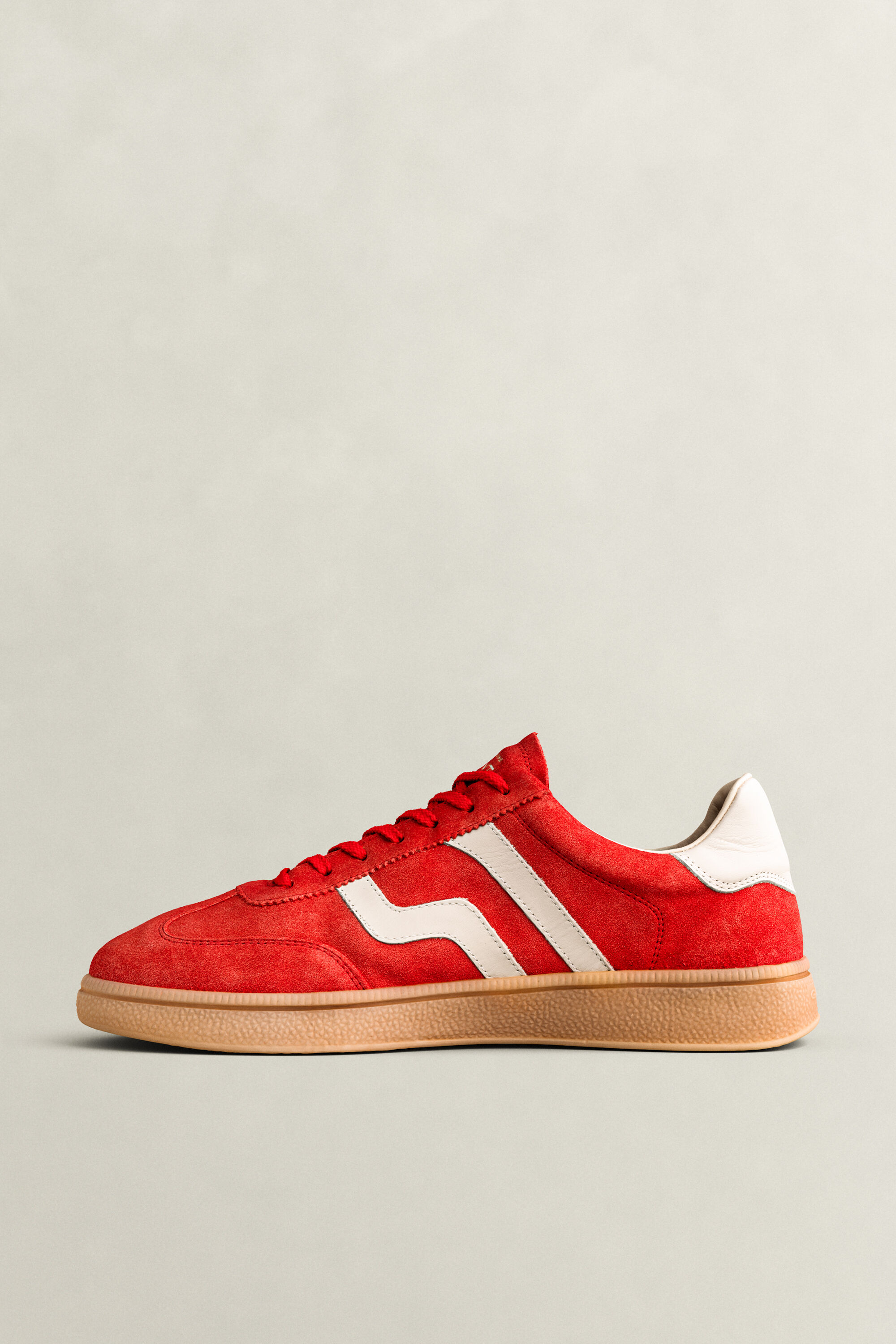 Cuzmo Suede Sneakers — BRICK RED
