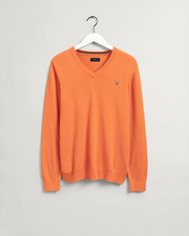 Classic Cotton V-Neck Sweater