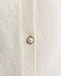 Bouclé Crew Neck Cardigan