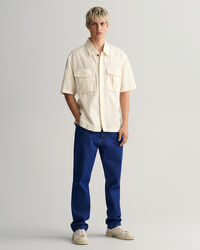 Relaxed Fit Short Sleeve Utility Shirt