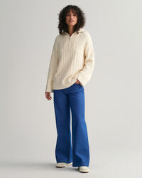 Herringbone Half-Zip Sweater